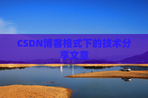 CSDN博客格式下的技术分享文章
